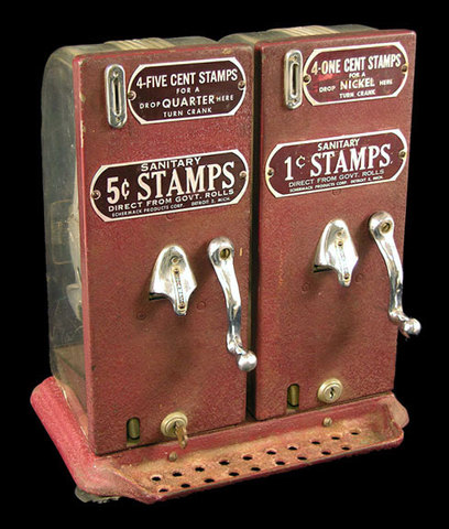 Frist stamp vending machine