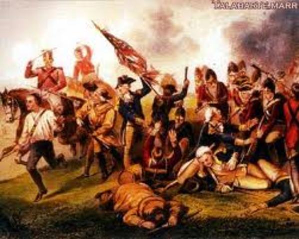 Start of Revolutionary War