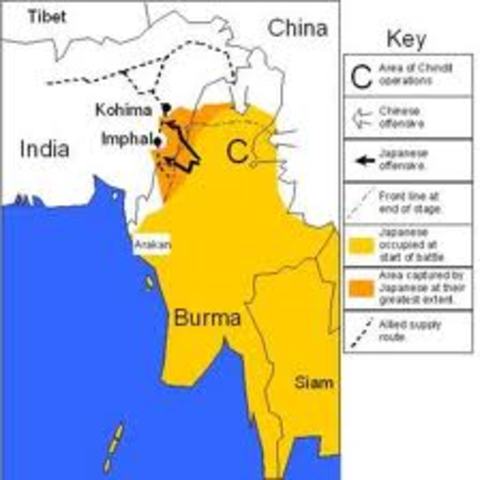 Japan invades Burma