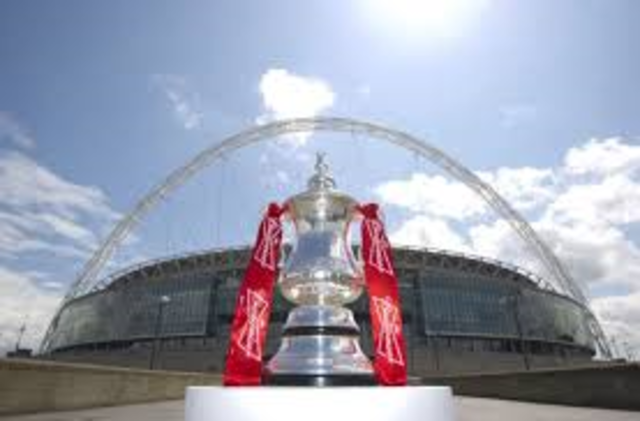 First FA cup match played