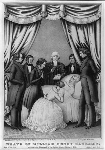 Death of William Henry Harrison
