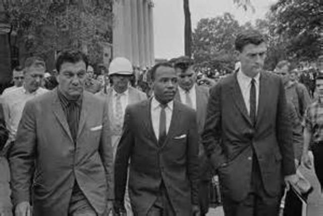 james meredith attends ole' miss