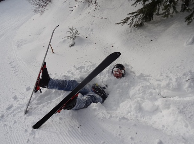 Today I took the coolest fall ever