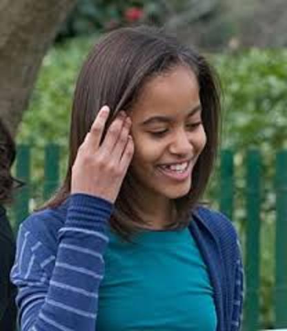 Obama's first child is born