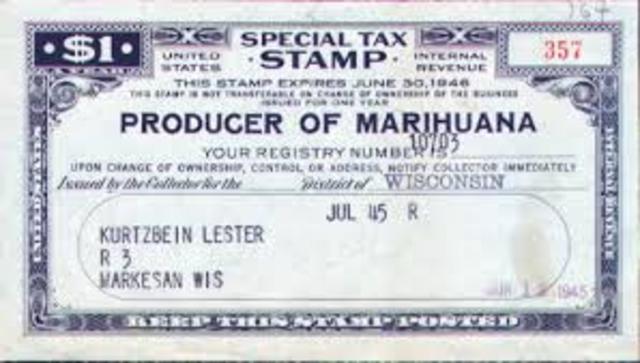Marihuana Tax Act of 1937