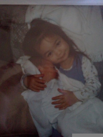 baby Schwester geboren