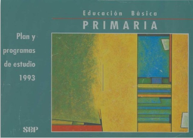Plan y Programa de Estudios 1993