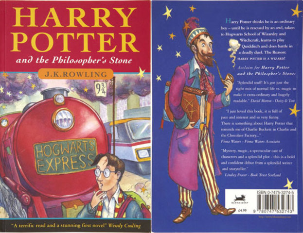 Harry Potter and the Philosephers Stone is first published