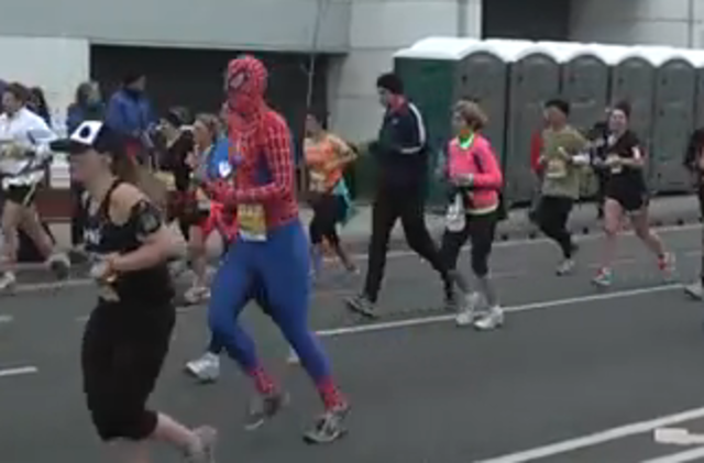 Spiderman runner spotted!