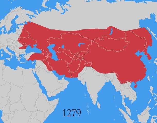 Mongol Empire Breaks Up