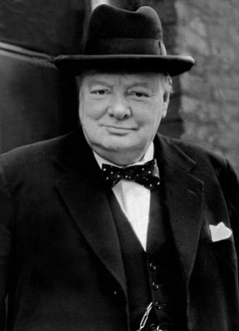 Winston Churchill steps down from being prime minister
