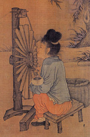 Chineese spinning wheels.