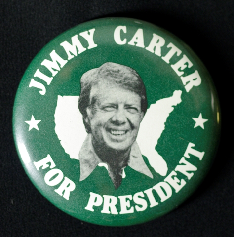 Carter announces he is runing for president