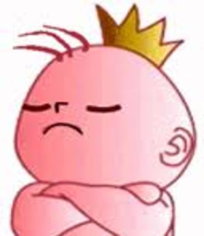 The king who wasn't even potty trained