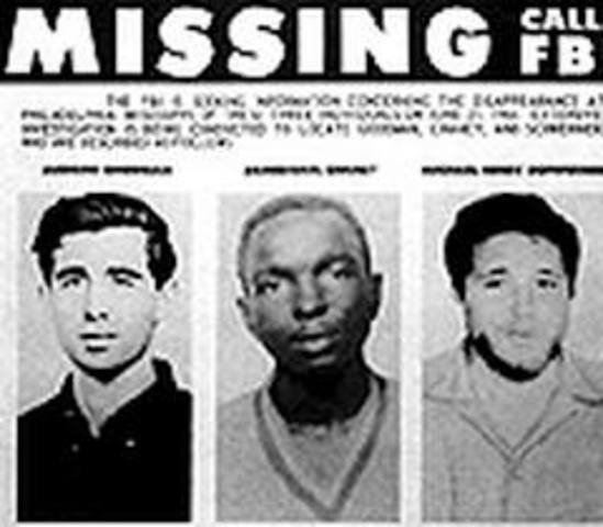 3 Civil Rights Workers Murdered