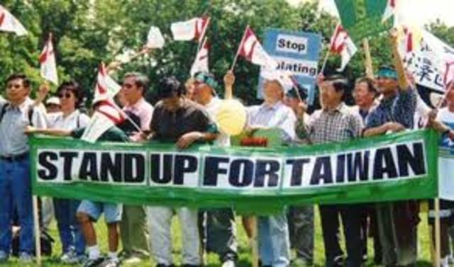 Japan begins the process of returning to China all the territories it had colonized