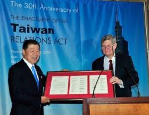 The United States passes the Taiwan Relations Act