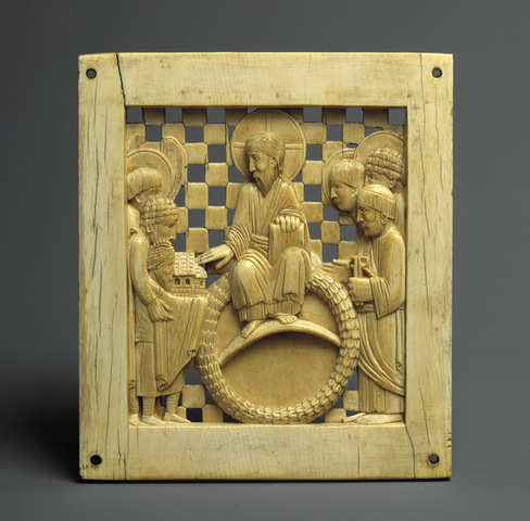 Christ Enthroned with Saints and Emperor Otto I