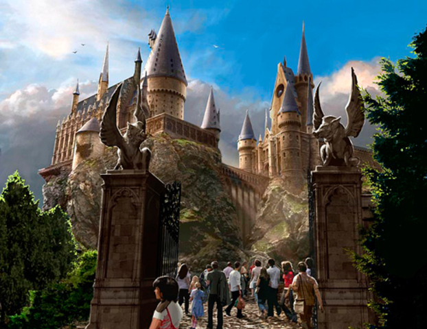 The Wizarding World of Harry POtter theme park is announced to be opened at Universal Studios in Orlando Florida