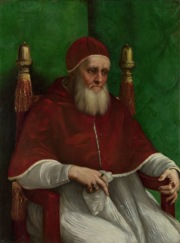 Raphael Does a Painting of Pope Julius II
