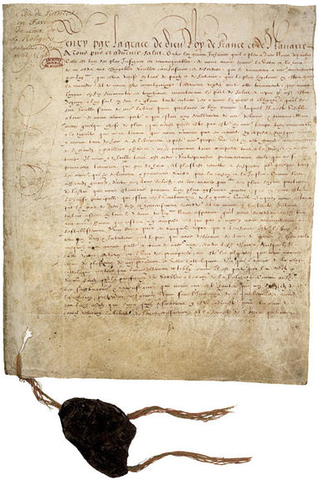 Emanazione dell'Editto di Nantes