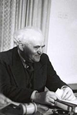 Ben Gurion returned to the government