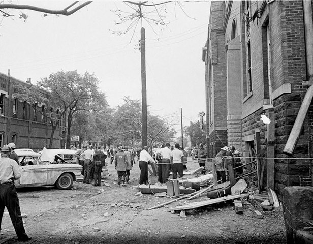 Bethel Baptist Church (Birmingham, Alabama) is bombed by Ku Klux Klan members.
