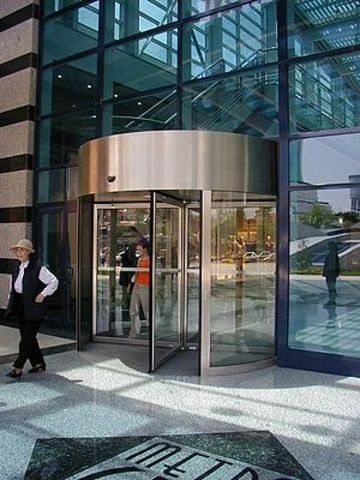 Revolving Door is Invented