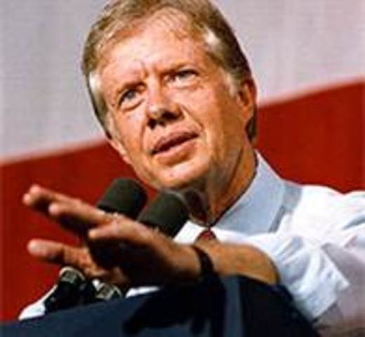 Sworn in as state senator in Atlanta, Georgia.