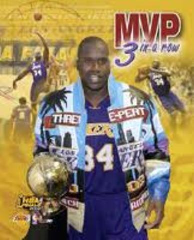 Shaq gets threepeat and another Finals MVP
