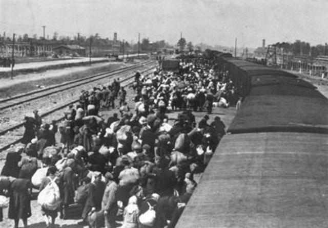 Nazis evacuate 66,000 from Auschwitz