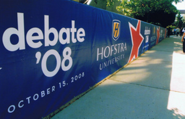 Hofstra Hosts the Presidential Debate