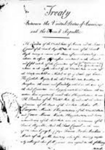 The Louisana Treaty was signed