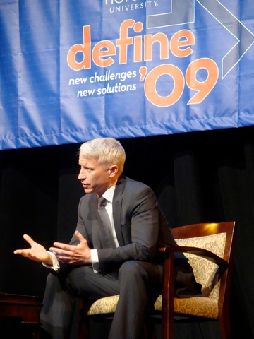 Anderson Cooper Visits Hofstra