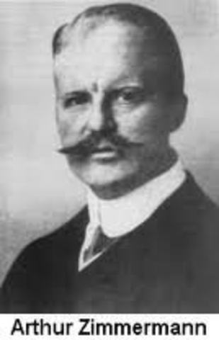 The infamous Zimmermann Telegram is intercepted and translated by the British