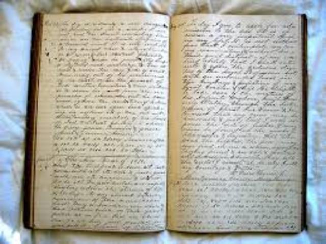 Louis writes in his journal for the last time