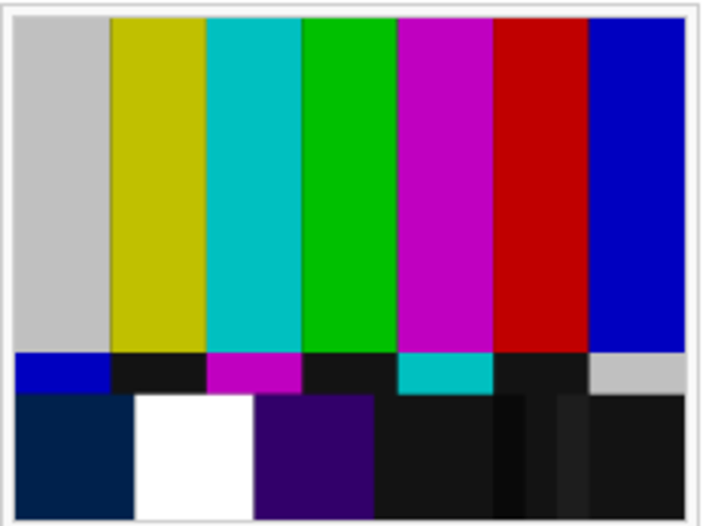 The first color Television