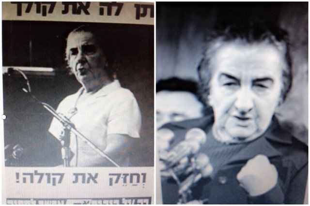 Golda career into politics