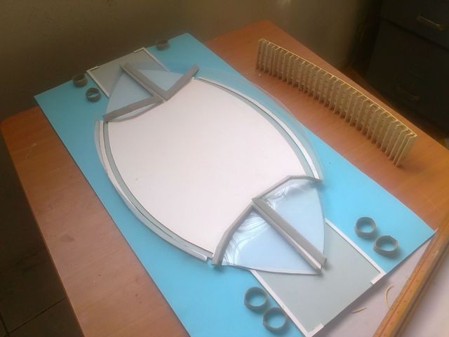 Se realiza la base con forma de la estructura