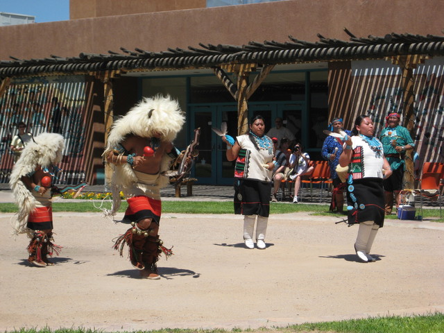 Corps attened a buffalo dance