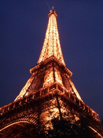I was at the Eiffel Tower