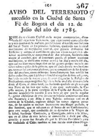 La primera Publicacion de La Gaceta