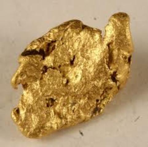 Gold is found