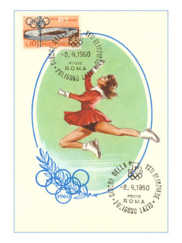 First televised Olympic figure skating event