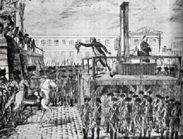 King Louis XVI was executed