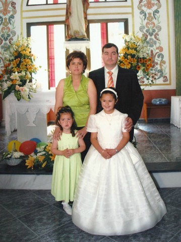 Hizo la 1º comunion mi prima