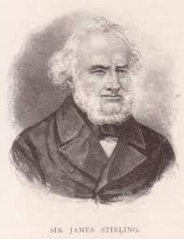 Death of James Stirling