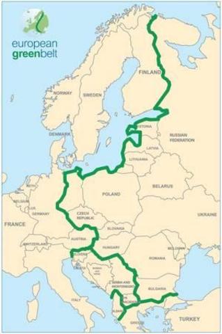 Gremany is split between the east and west