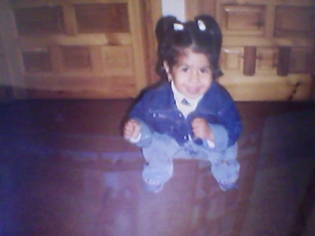 Mi cumpleaños cumpli mi 1º año en casa de mi abuela