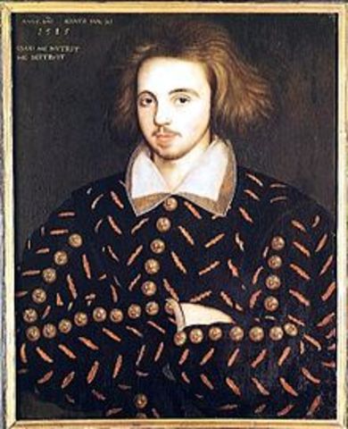 Christopher Marlowe(date of batising)